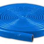 Pipe insulation blue