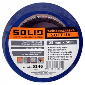 SOLID - taśma maskująca Soft UV 25mm x 50m /5146 /